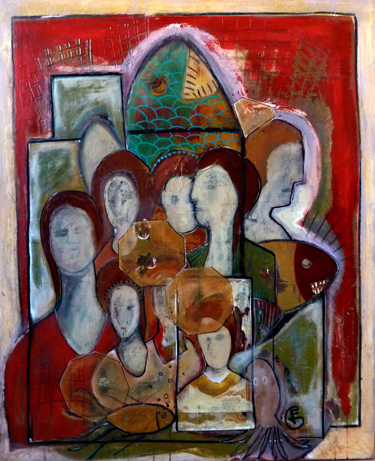 MY LAND MY PEOPLE 100x80