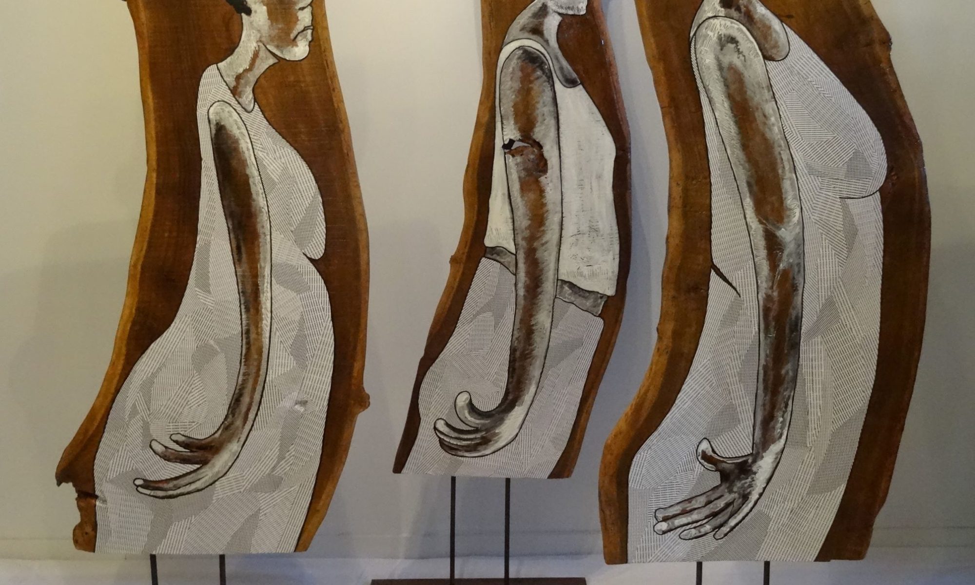 Errances, tech mixte sur bois, hauteur 160-831517d8