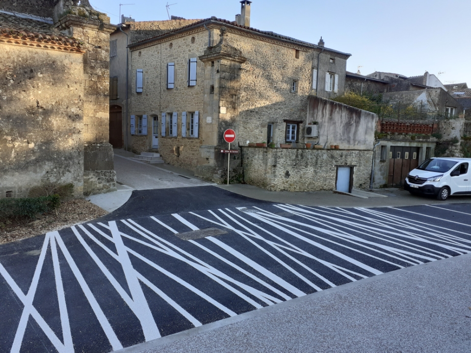 Des passages pietons contemporains Saint-Félix-Lauragais